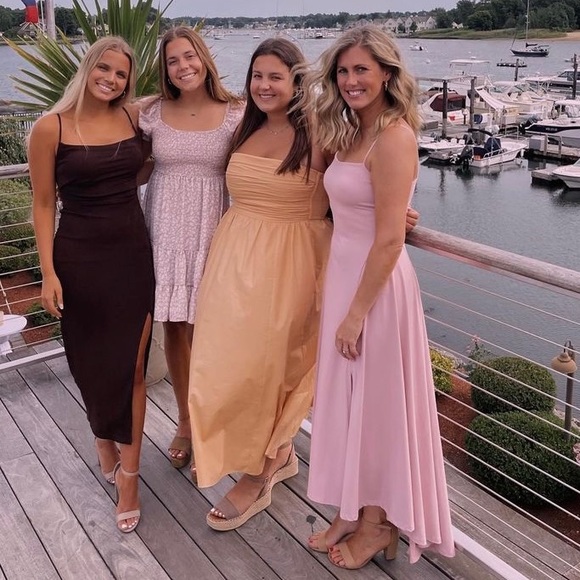 susana monaco thin strap maxi dress